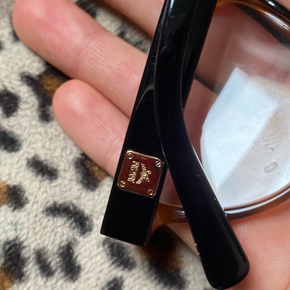 MCM tortoise brown black cateye frames eyeglasses - Picture 2 of 6